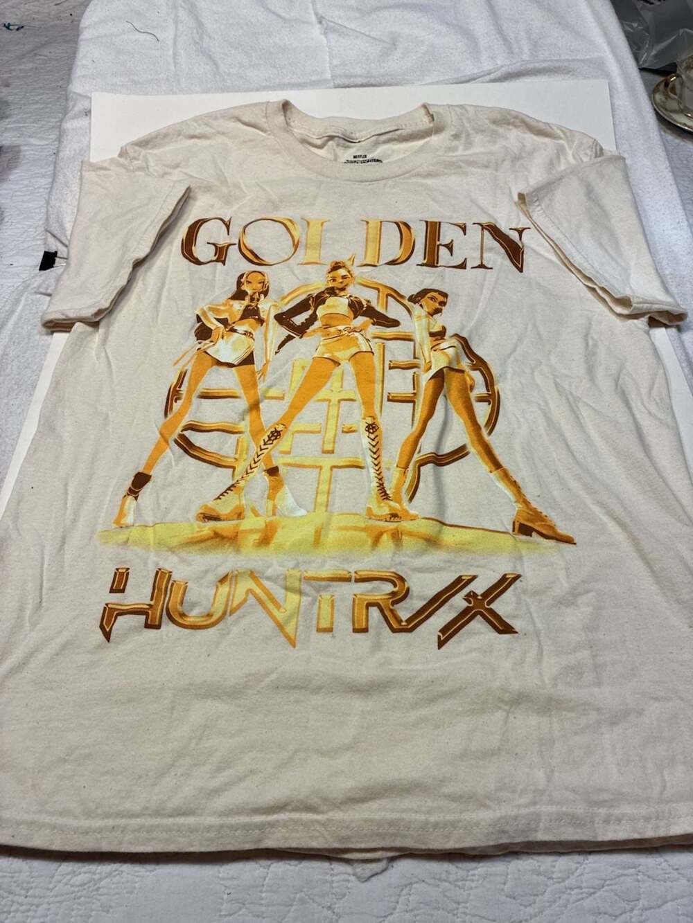 Netflix KPop Demon Hunters HUNTR/X Golden Tour Graphic T-Shirt